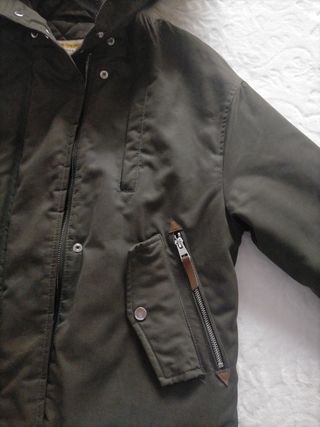 Cazadora chica XS verde militar.Pull&Bea