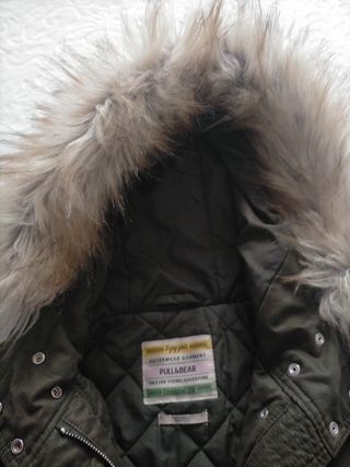 Cazadora chica XS verde militar.Pull&Bea