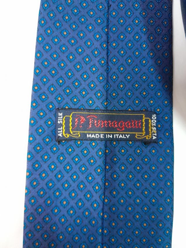 cravatta pura seta fumagalli cm 8 x cm 136