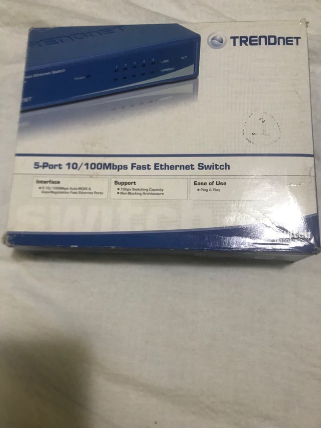 Switch TRENDnet 5 puertos 10/100 Auto
