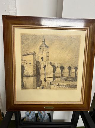 Grabado de José Pedraza Ostos