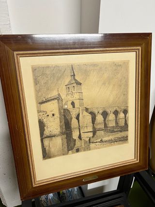 Grabado de José Pedraza Ostos