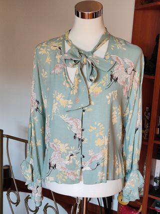 Blusa donna fantasia. Zara. l