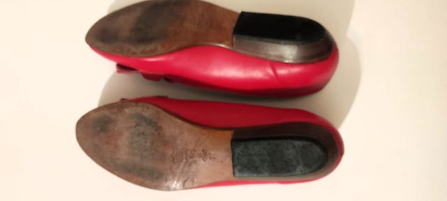 Mocassino donna rosso n. 37 size