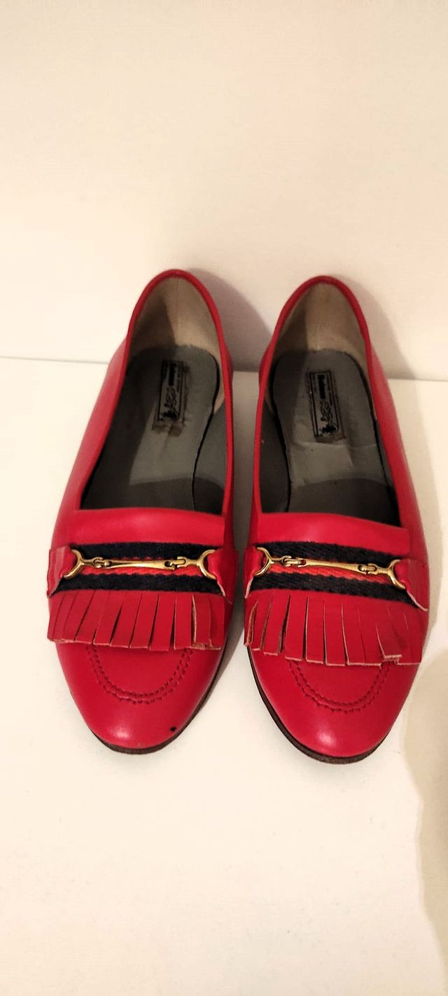 Mocassino donna rosso n. 37 size
