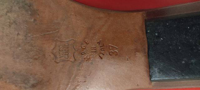 Mocassino donna rosso n. 37 size