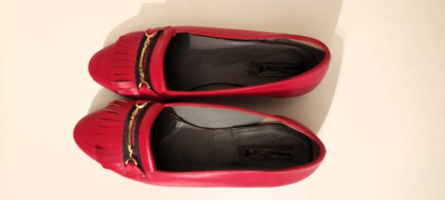 Mocassino donna rosso n. 37 size