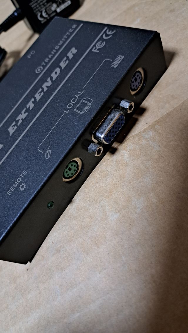 kvm extensor monitor  ps2 vga