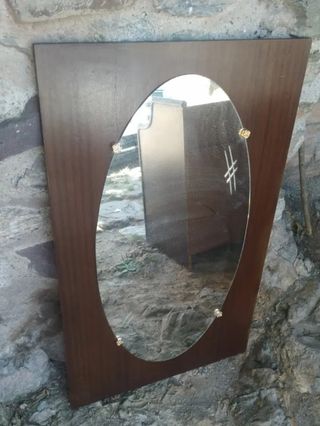 Espejo antiguo.94 cm alto,60 cm ancho