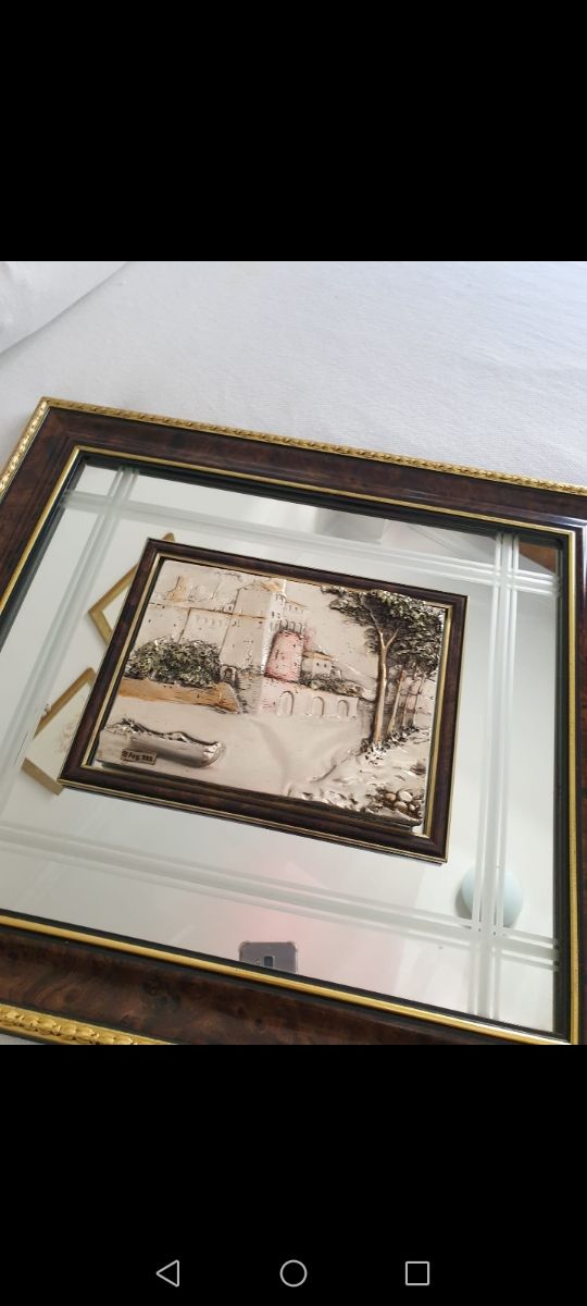 Cuadro de laminado de plata