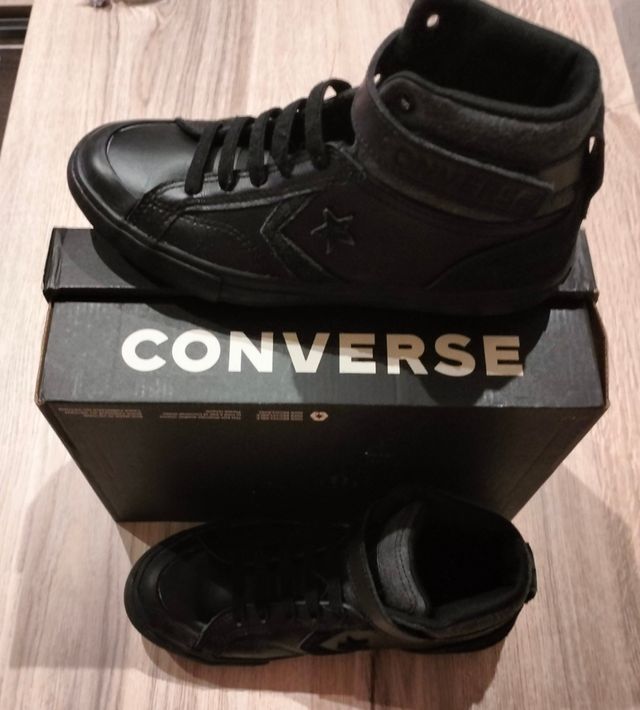 Oferta!bambas Converse negras