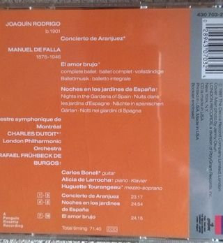 CD- RODRIGO/ FALLA+ 2CDS OPERA 🎁