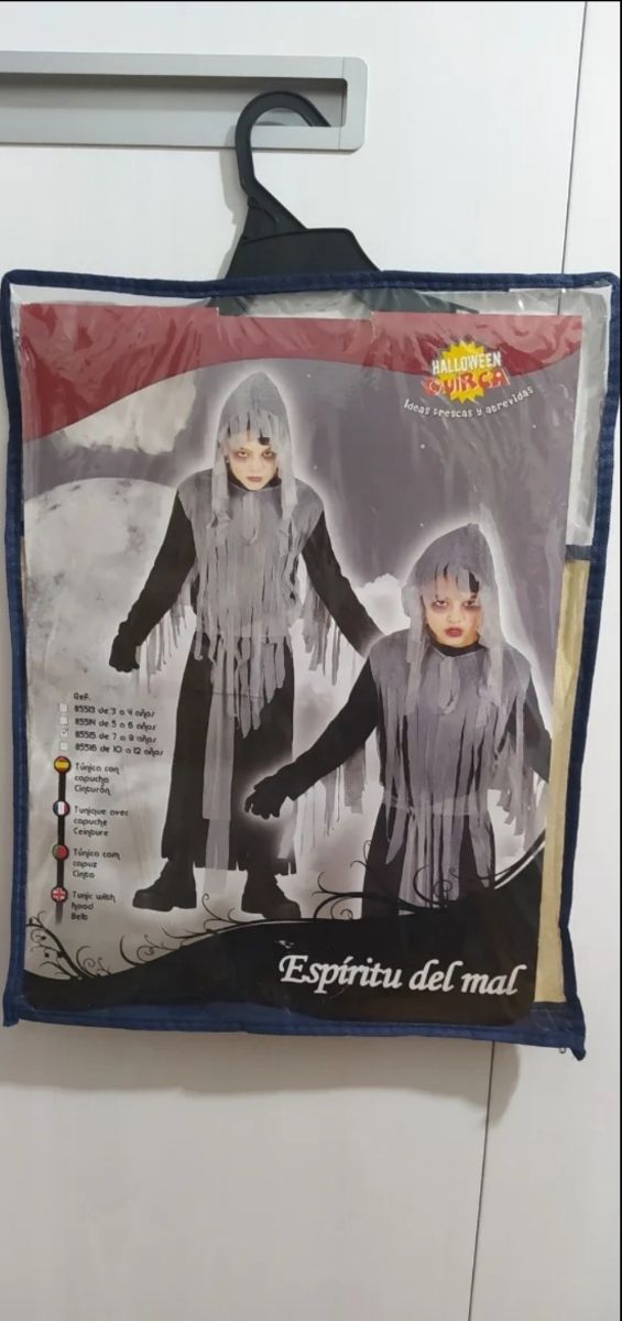 Disfraz Halloween Espíritu del mal t.7/9