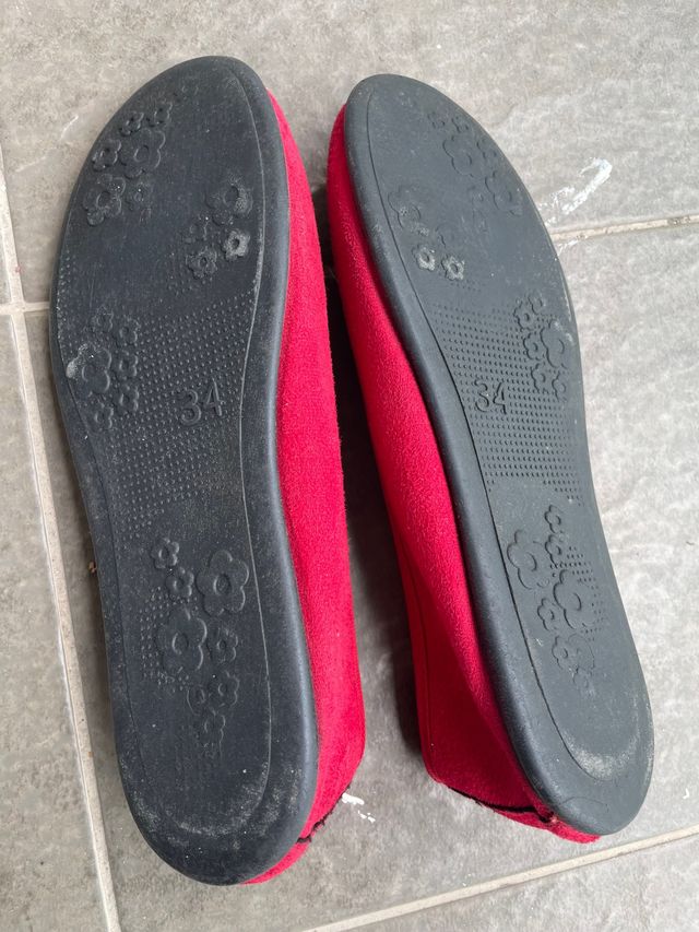 Sabrinas vermelhas tamanho 34