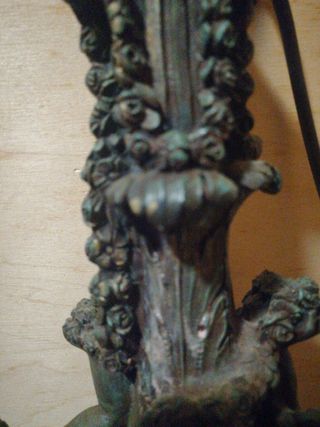 Lámpara ángeles verde militar