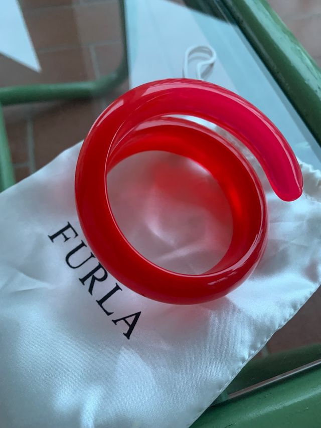 bracciale furla rosa 