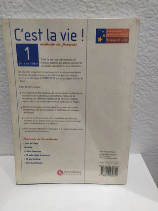 Libro texto Francés C'est la Vie 1 Santillana