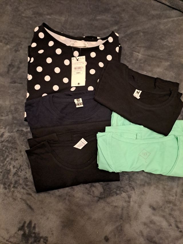 Lote de 5 Camisetas talla L