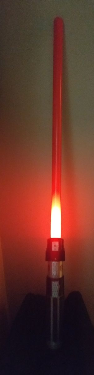 disfraz Darth Vader + espada luz-sonido