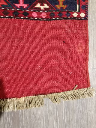 Alfombra bordado kilim auténtica persa