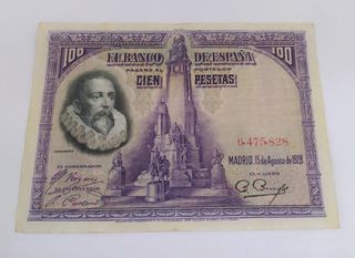 100 pesetas de 1928