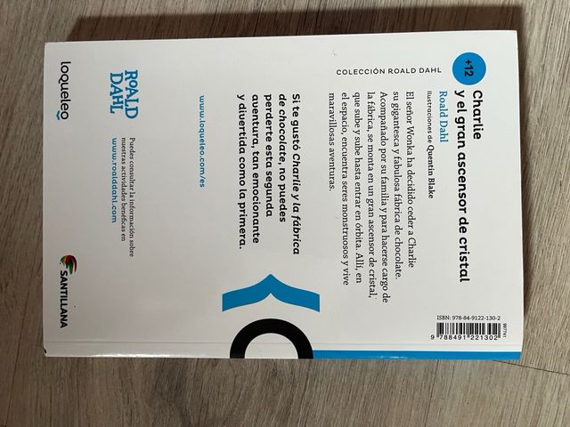Libro Charlie y la fabrica de chocolate