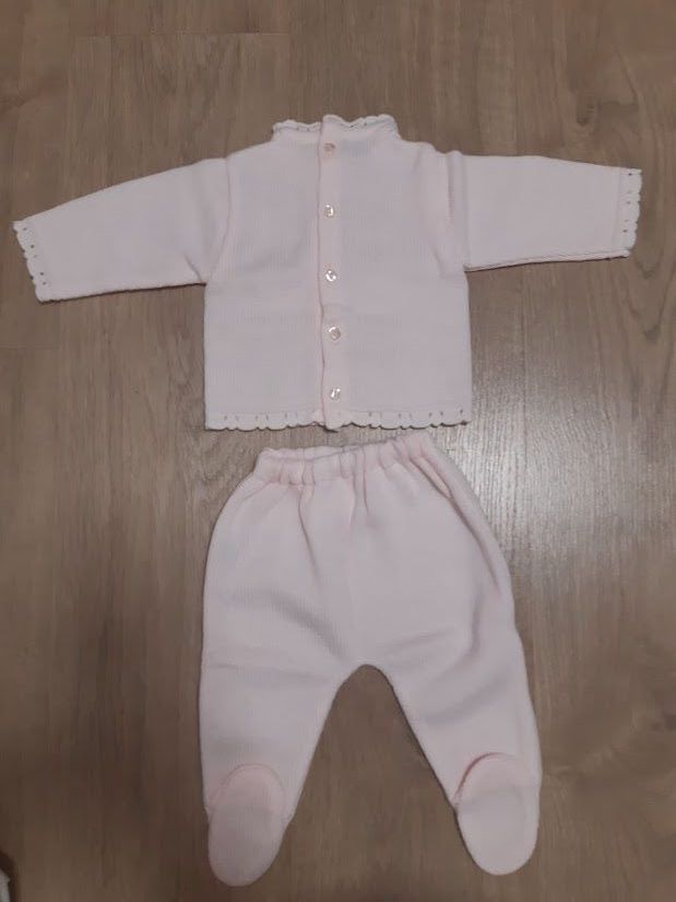 Conjunto bebé rosa 3 meses
