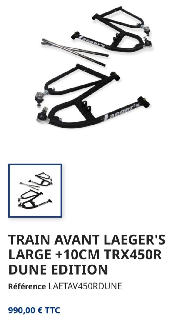 OFERTA!!Trapecios LAEGERS dune edition quad Honda