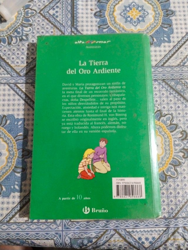 Libro la tierra del oro ardiente