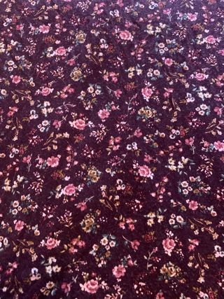 Vestido corto estampado flores