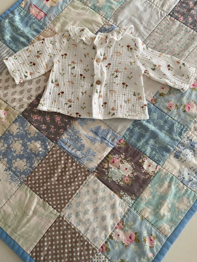 camisa manga larga bebé