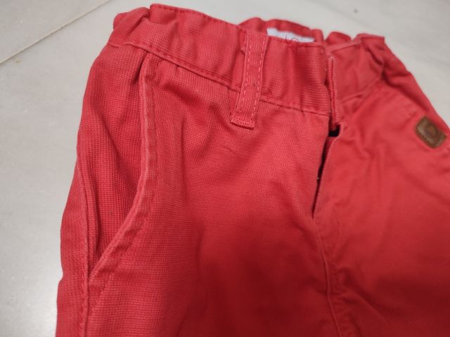 Pantalón rojo niño mayoral 24 meses