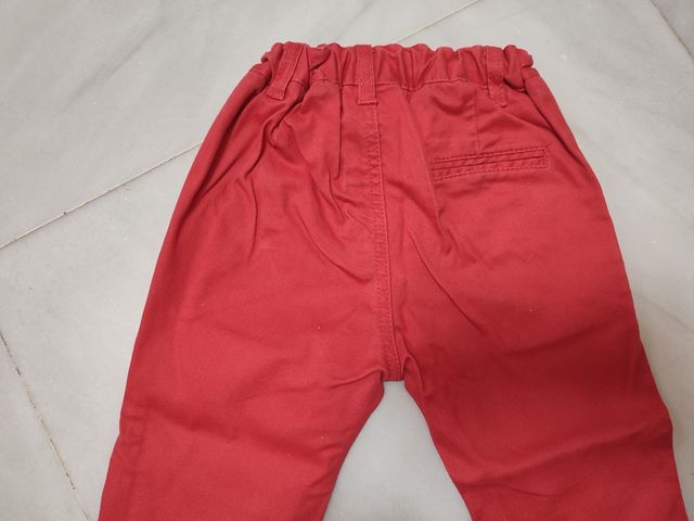 Pantalón rojo niño mayoral 24 meses
