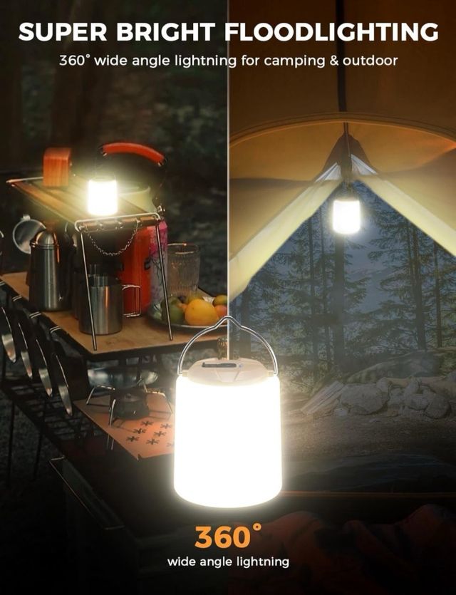 Lámpara Camping recargable