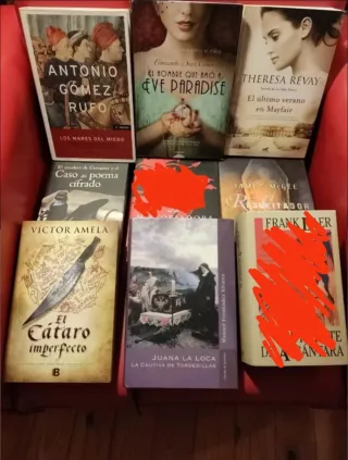 Lote novela histórica 3 LIBROS POR 10 €