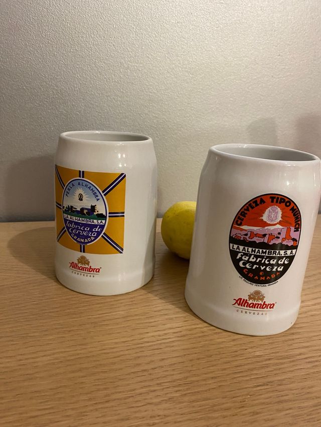 Tazas grandes/jarras para cerveza 2 unidades
