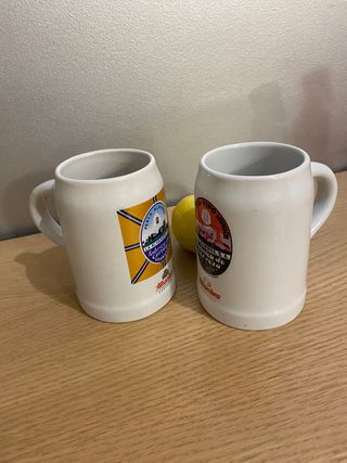 Tazas grandes/jarras para cerveza 2 unidades