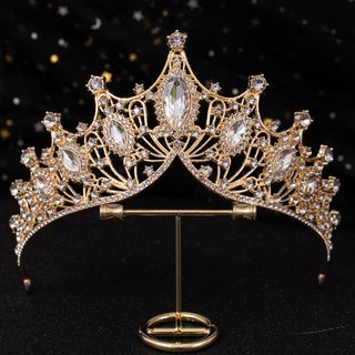 Tiaras de Circonitas cristalinas nupcial de novia 