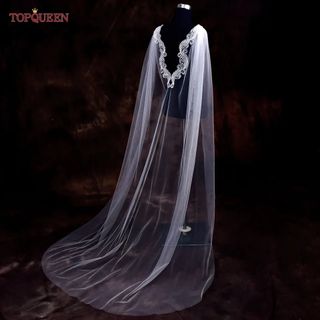 Capa nupcial de encaje  velo de novia romántico 