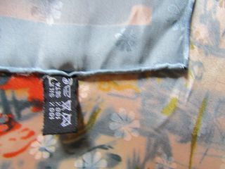Foulard pura seta vintage Basile