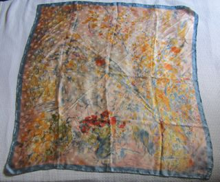 Foulard pura seta vintage Basile