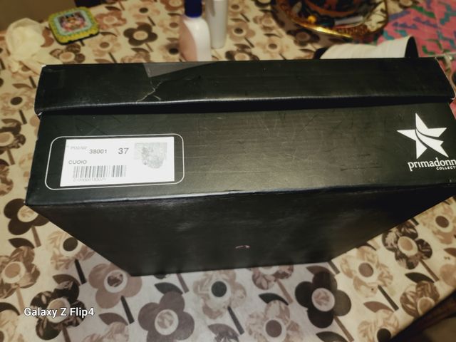 Sandali con zeppa cuoio n.37