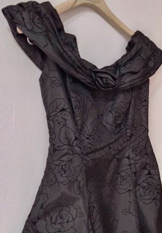 Vestido fiesta negro 