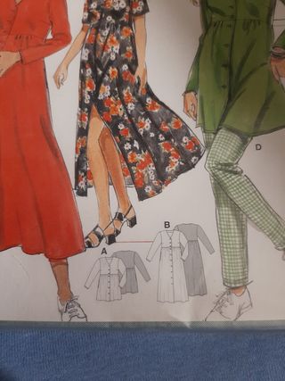 abito future mamme burda cartamodello