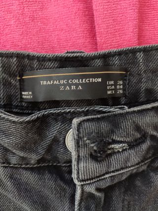 Shorts vaquero bordado de Zara🌺