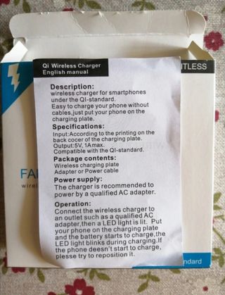 Cargador inalambrico universal