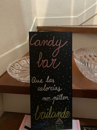 Carteles deco boda. Madera y acabado pizarra.