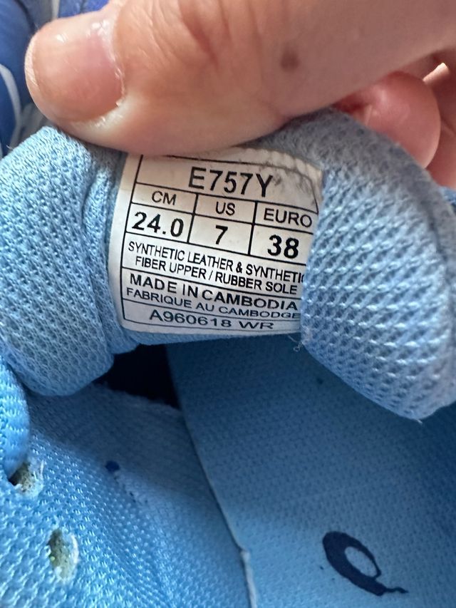 Zapatillas Asics mujer talla 38