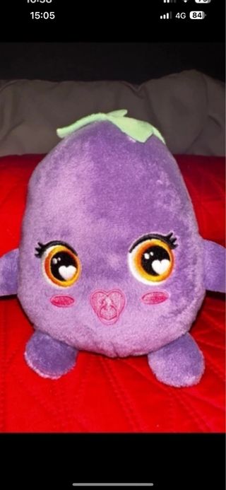 Peluche a forma di melanzana