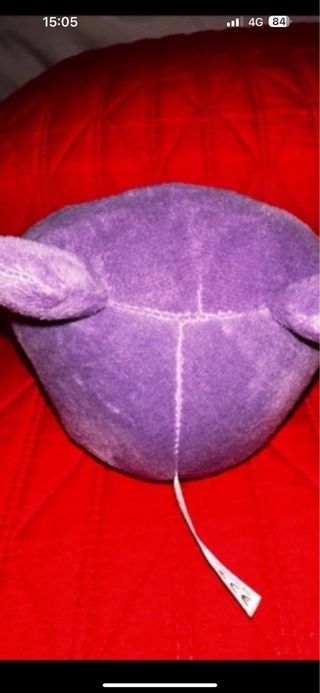 Peluche a forma di melanzana